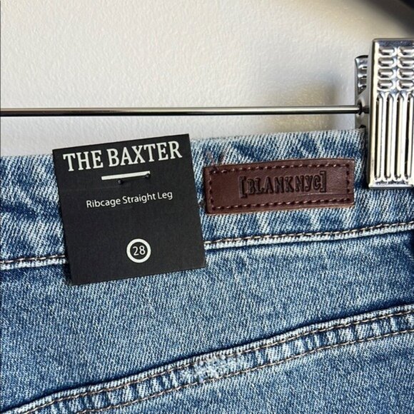 NWT Blank NYC The Baxter Ribcage Straight Leg Jeans - 28 - Picture 4 of 10